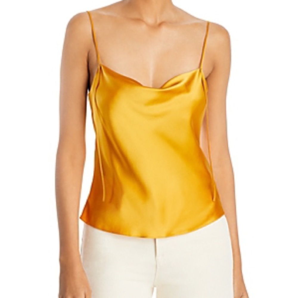 ✨ New Vince Silk Cowl Neck Camisole in Clementine ✨